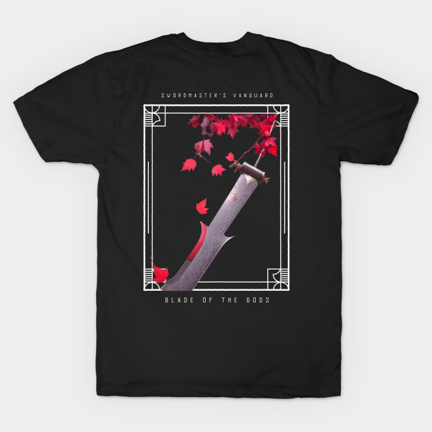 Blade of the Gods: Swordmaster's Vanguard Curved Hem T-Shirt by Melanin Dream